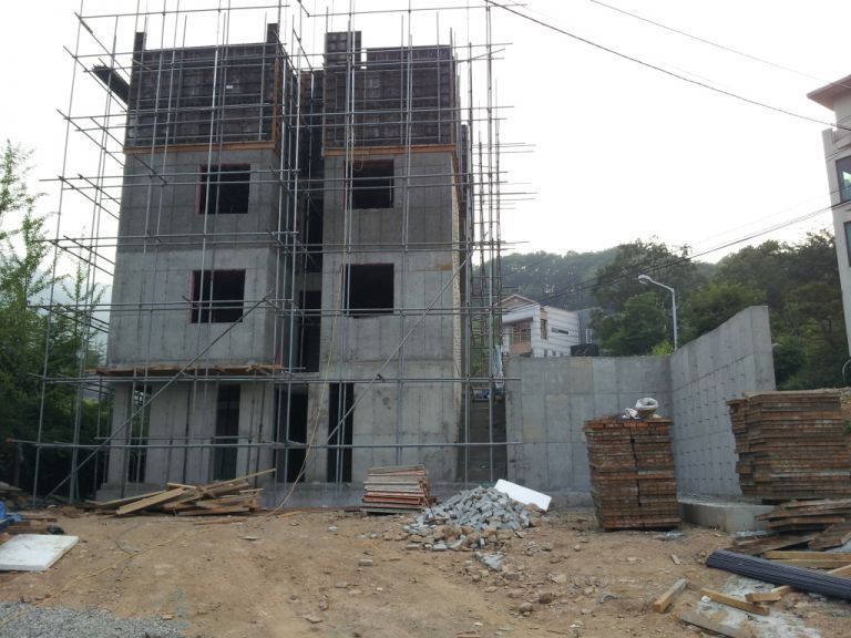 용인 수지 다세대 주택 신축공사